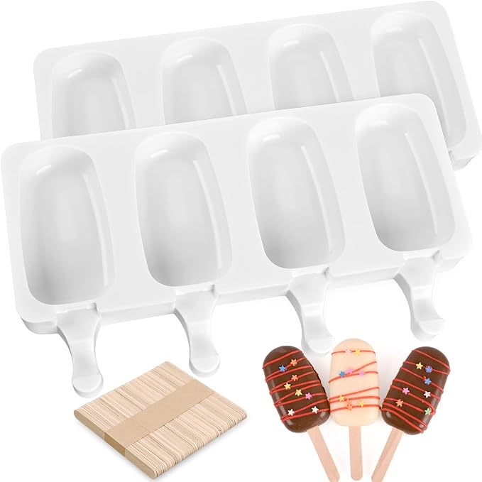 WMKGG Popsicle Silicone Molds Set, Ice Pop, Cakesicles by Focusonthekitchensupplies