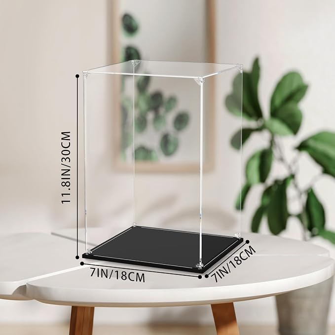 Clear Acrylic Display Case, Self-Assemble Showcase - Image 7