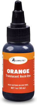 Alumilite Liquid Dye Orange 1 Oz, Highly Concentrated Dye by Alumilite