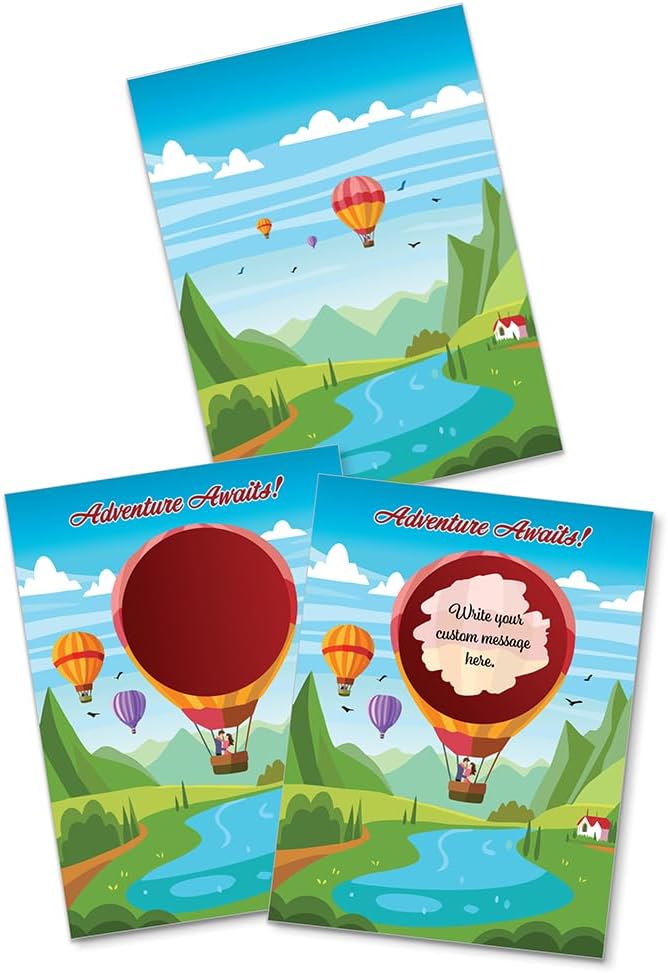 Make Your Own DIY Scratch Off Cards 20 Pack 3 in 4 in Note Cards and Stickers - Image 5
