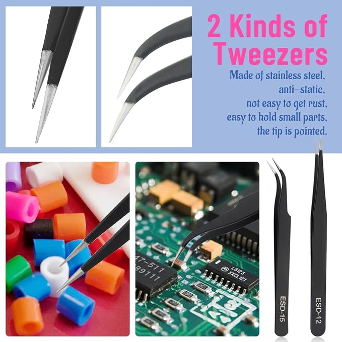 WMYCONGCONG 8 PCS Model Tools Kit Modeler Basic Tools Hobby Building Tools Kit - Image 4