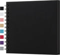 potricher 7 x 7 Inch DIY Scrapbook Album 40 Pages Hardcover Kraft Paper Scrap by potricher