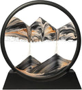 Muyan Moving Sand Art Picture Sandscapes in Motion Round Glass 3D Deep Sea Sand by Muyan