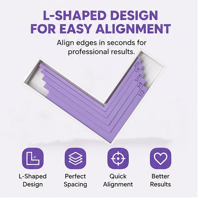 7pcs Paper Crafting Alignment Guides - Image 3