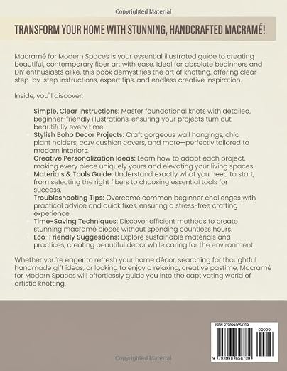 Macrame for Modern Spaces: The Beginner's Illustrated Guide to Master Artistic - Image 2