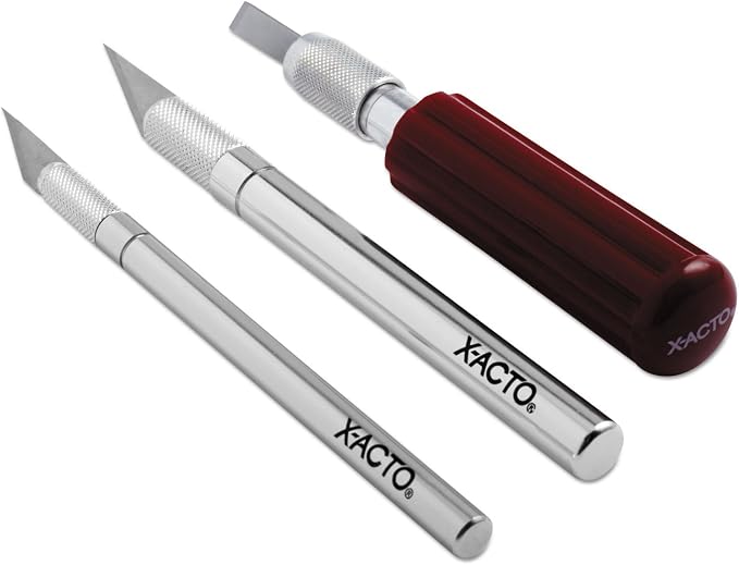 X-ACTO Compression Basic Knife Set, Includes 3 Knives, 13 Blades, Soft Carry - Image 3