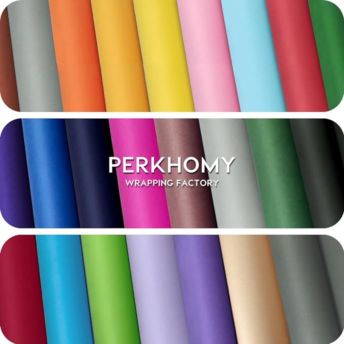 PerkHomy Medium Green Kraft Paper Roll 36" x 1 - Image 6