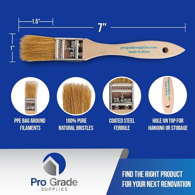 Pro Grade Chip Paint Brushes - Image 2