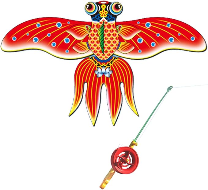 Dynamic Kites 3D Fishing Rod Line Kites Kites Easy Flying Toy Frameless Kites - Image 6