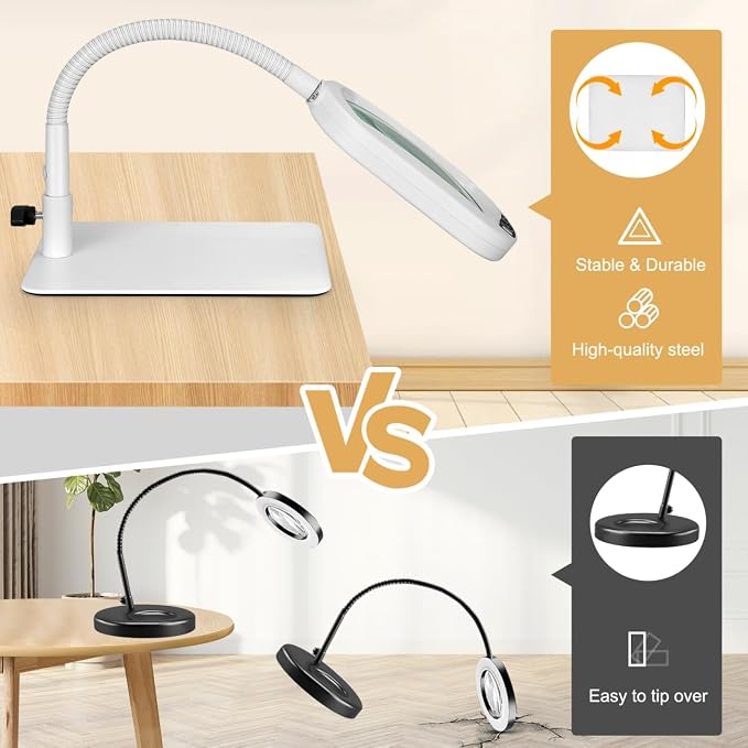 Veemagni 12X Rectangle Magnifying Glass - Image 5