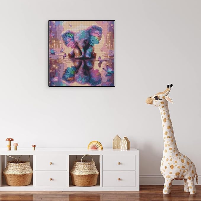 Elephant Stamped Cross Stitch Kits - Image 3