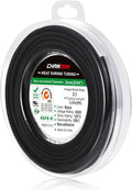 Chanzon 2:1 Ratio 5/64" (2mm) Heat Shrink Tubing 8Ft Roll (2.5M Total Length) Black Polyolefin Sleeving Wrap Shrinking 2 to 1 1pcs