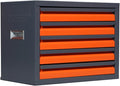 Drill Bit Dispenser Cabinet - 5 Drawers Drill Bit Organizer Cabinet | Drill Dispenser Organizer Cabinet Storage Size from 1/16" to 3/8" | Stackable Milling Cutter Storage Box for Drill Bit