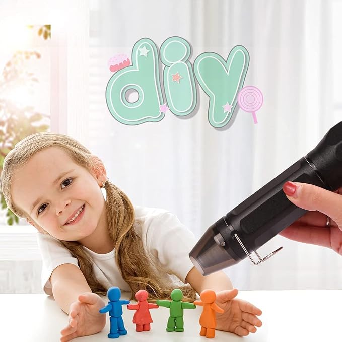 LDK Mini Heat Gun, 4.9Ft 300W Dual Temperature 392℉ & 662℉ Hot Air Gun - Image 6