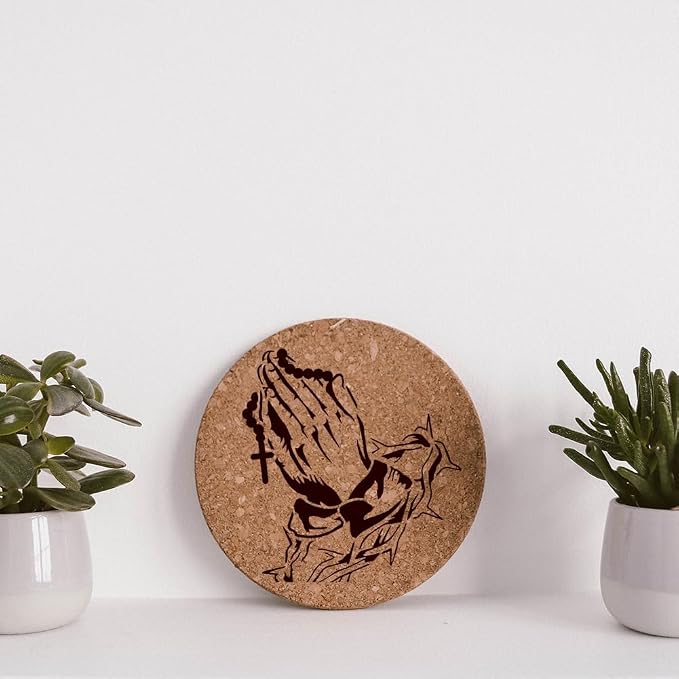 Praying Gesture Stencil for Painting, 11.8"x11.8" Reusable Praying Hands - Image 6