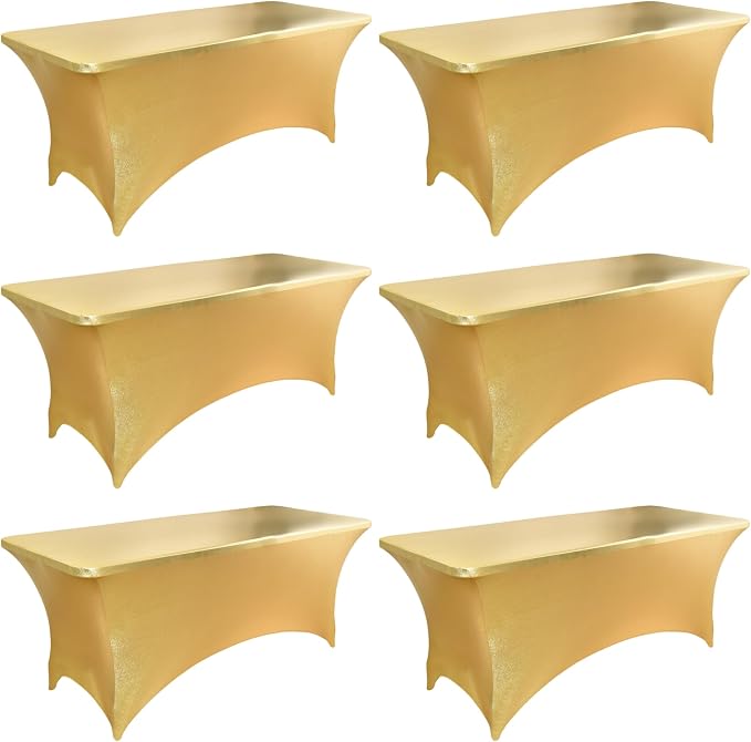 6-Pack 6ft Spandex Table Covers by Unknown
