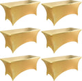 6-Pack 6ft Spandex Table Covers by Unknown