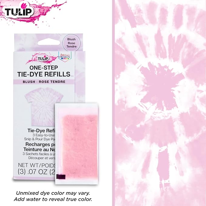 Tulip One-Step Tie-Dye Kit, 3 Fabric Dye Refill Packs - Image 4