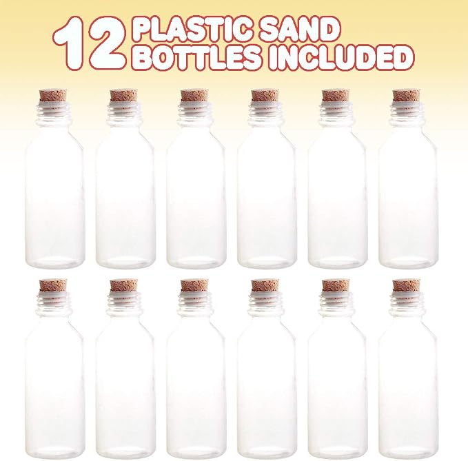 ArtCreativity 12pcs/2oz Plastic Sand Art Bottles - Image 2