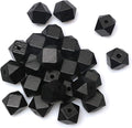 20mm Black Wooden Geometric Beads by woodeni