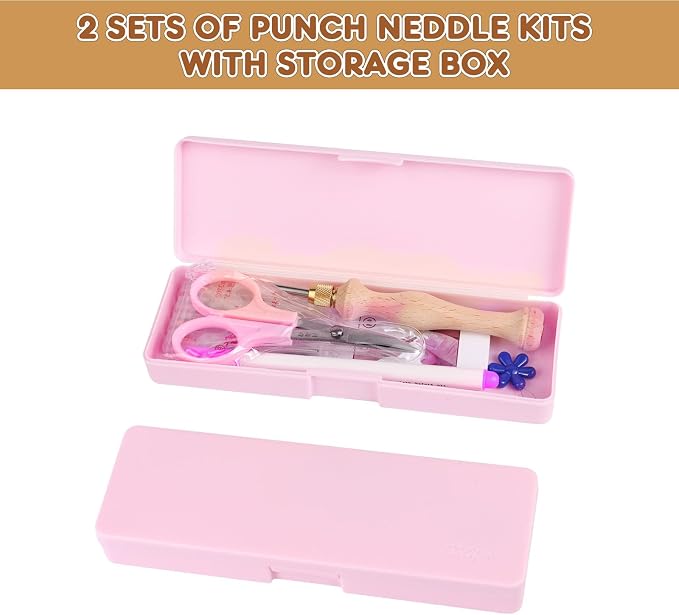 Cheloment 2 Sets of Punch Needle Kit - Image 6