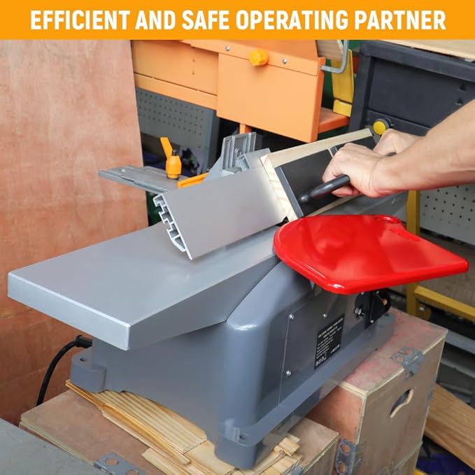 Hoteche 6-Inch Benchtop Jointer - 10.6-Amp Wood Jointer Machine
