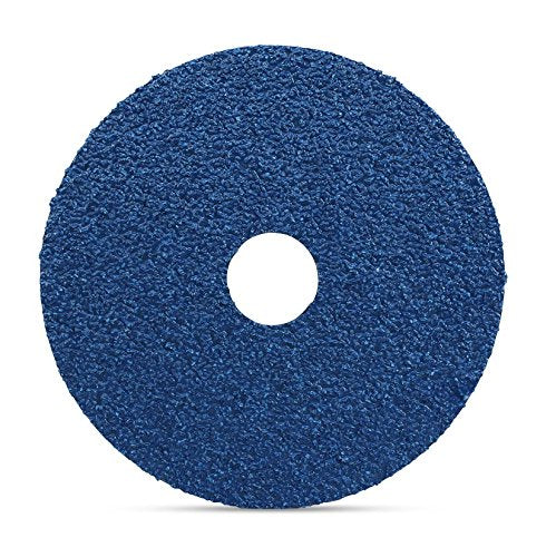 BHA Zirconia Resin Fiber Sanding and Grinding Discs, 4.5” x 7/8”, 60 Grit - 25 Pack