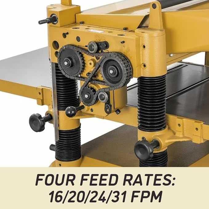 Powermatic 20-Inch Planer, Helical Cutterhead, 5 HP, 230/460V 3Ph (Model 209HH)