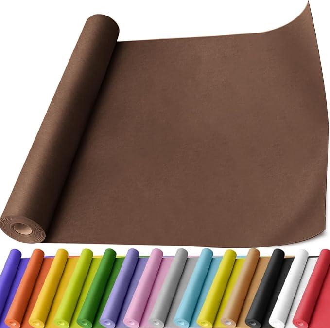 PerkHomy Coffee Kraft Paper Roll 17.5" x 760" by PerkHomy