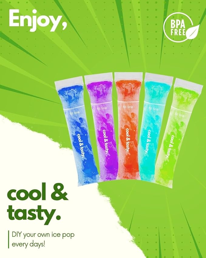 ANSMIO 150 Disposable Popsicle Mold Bags - Image 2