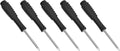 5PCS Mini Phillips Screwdriver, 4mm Cross Head with Black Non-slip Handle for Small Appliances, 4.53"(115mm) Total Length, Magnetic