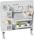 PEGZONE Clamp on Desk Pegboard, 20.4" x 16.5", by Pegzone