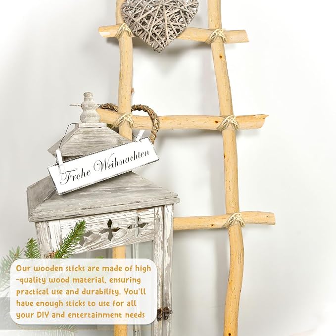 50Pcs Natural Twigs, Driftwood Branches - Image 4