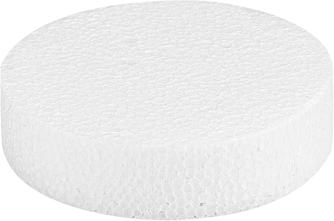 4 Inch 12-Pack Foam Circles for Crafts, Polystyrene Round Foam Disc for DIY - Image 5