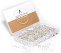 BEADNOVA 10mm Jump Rings Silver Jewelry Jump Rings by BEADNOVA