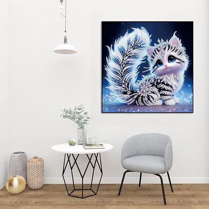 Cat Special Shape Diamond Art Kits - Image 5