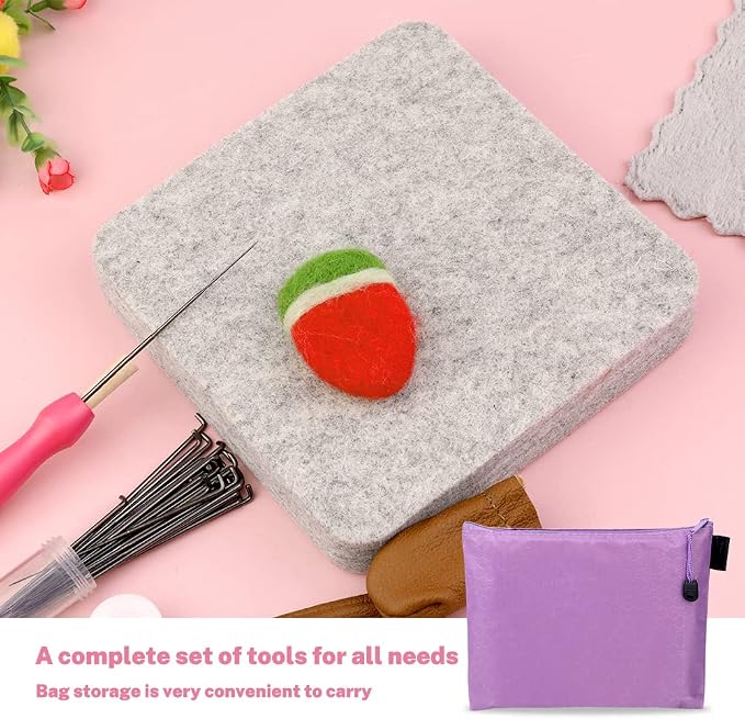 Mayboos Needle Felting Kit, Needle Felting Pad, Needle Felting Tool - Image 7