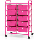 BECOMFORT 10-Drawer Rolling Cart by BECOMFORT