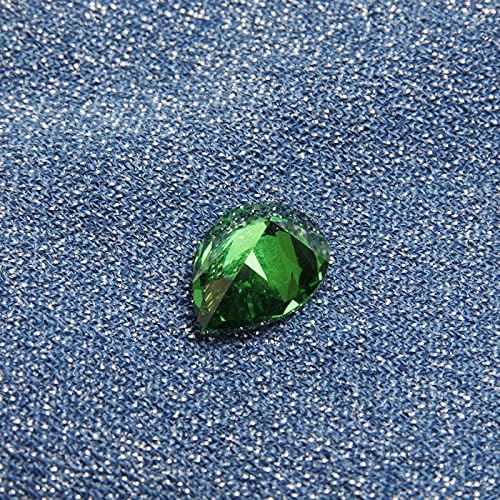 Comimark 1PCS Green Drop Shape Cut Emerald Loose Gemstone - Image 6