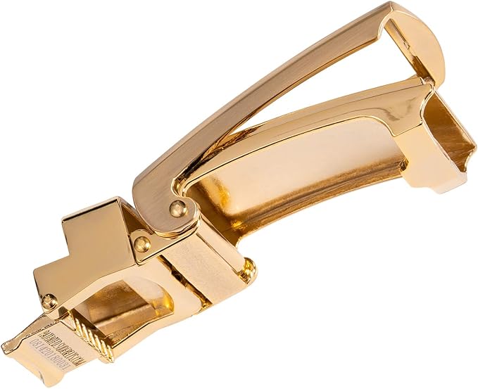 SlideBelts Full Grain Leather Belt with Contrast Stitching - Custom Fit for Adult Men, Golfers