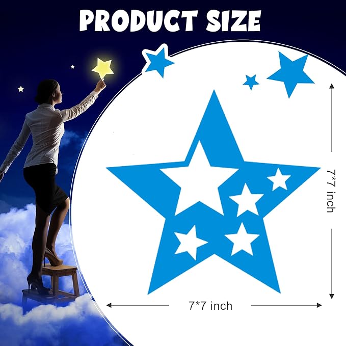 12 Pieces Geometric Stencils Template Set - Image 2
