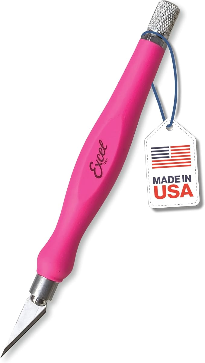 Excel Blades Fit Grip Craft Knife, #11 Blade, Rubber Grip, USA Made - Image 2