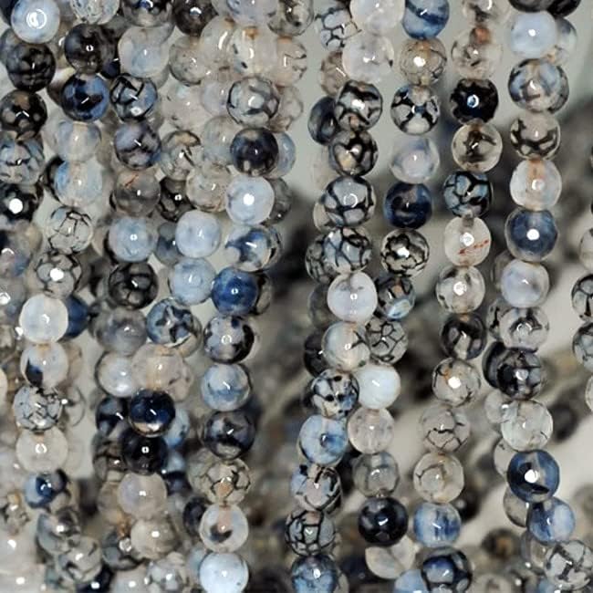 Zenkeeper 108Pcs Dragon Vein Agate Beads - Image 3