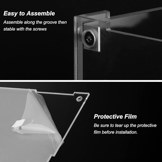 Cliselda Large Acrylic Display Case 10x10x16 inch - Image 5