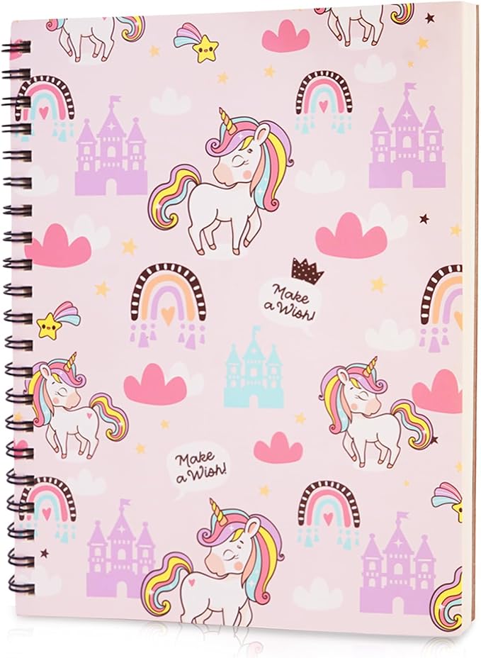 conda 8.5 x 11 Inch Sketchbook, Top Spiral Bound Sketch Pad, 100 Sheets by CONDA
