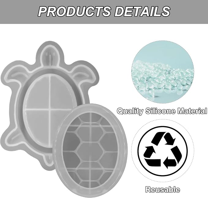 Silicone Turtle Box Resin Mold - Image 3