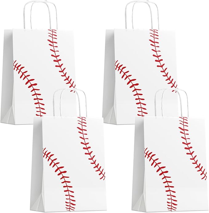 24 Pack Baseball Party Favor Bags, Baseball Gift Bags by Unknown