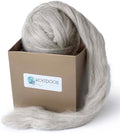 Natural Wool roving, 8 OZ. Best by Kondoosnaturalfibers