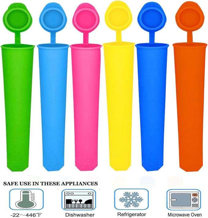 Silicone Ice Pop Mold Wpunwen Popsicle Molds - Image 4