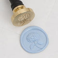 UNIQOOO 3D Embossed Relief Hydrangea Flowers Wax Seal Stamp by UNIQOOO